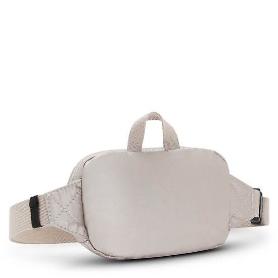 Cangurera Kipling Alys Metallic Beige | MX 1000QM